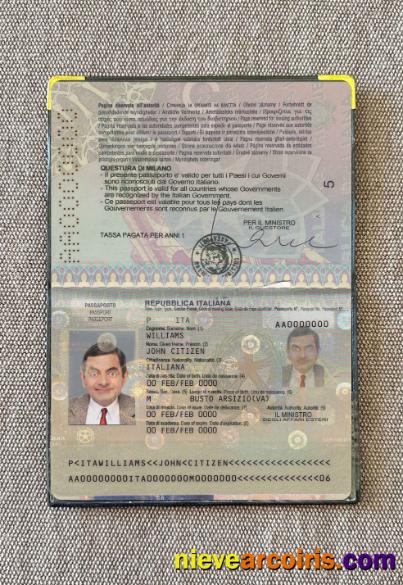 ITALY passport version 2 photolook